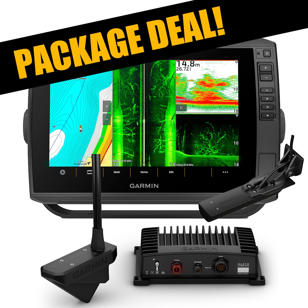 Läs mer om Garmin ECHOMAP Ultra 2 102sv + LiveScope livepaket med GT56 givare