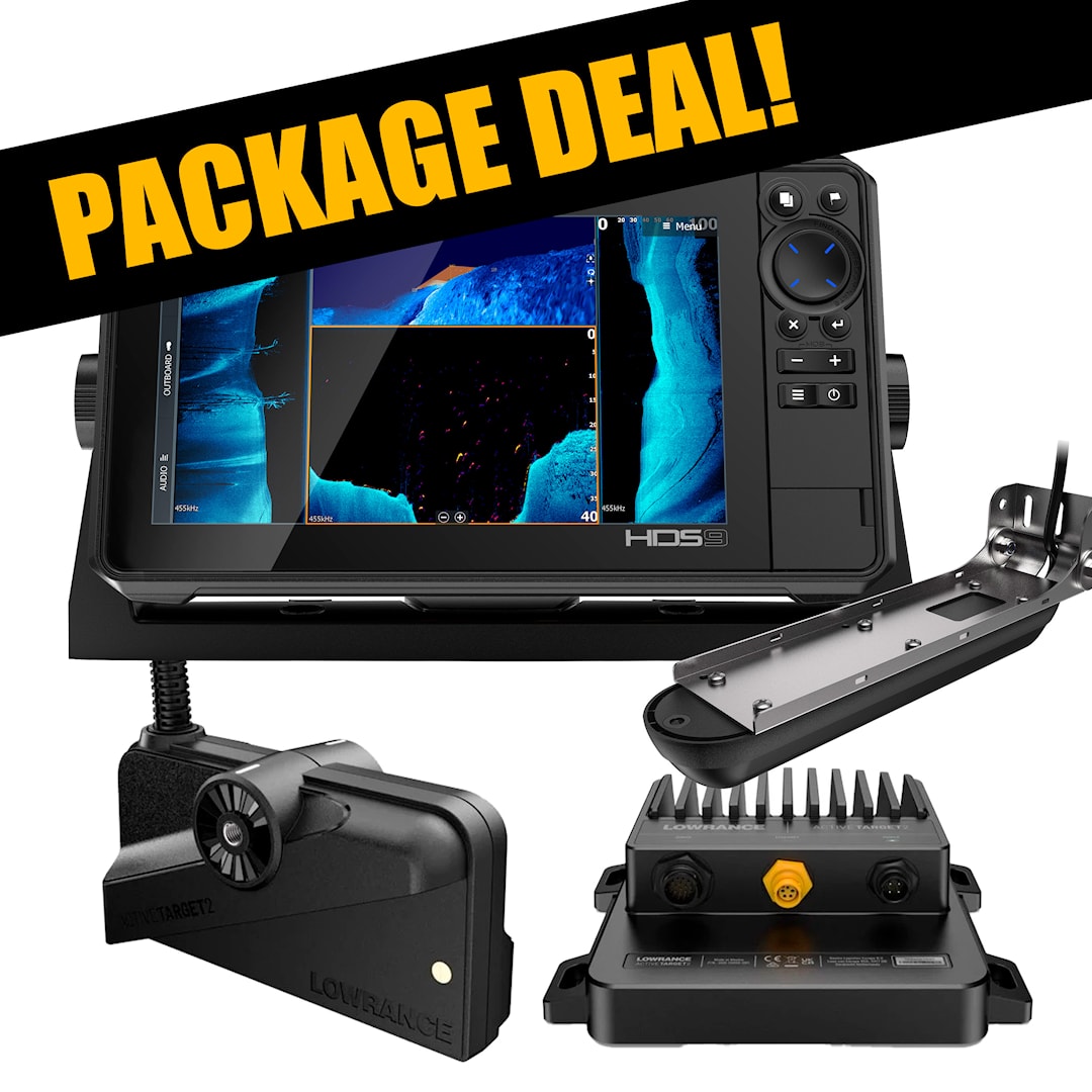 Lowrance HDS Live 9 + Active Imaging 3-in-1 + Active Target 2 livepaket