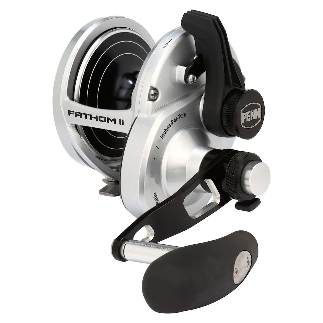 Penn Fathom II Lever Drag 2-Speed multirulle 25NLD2 LH