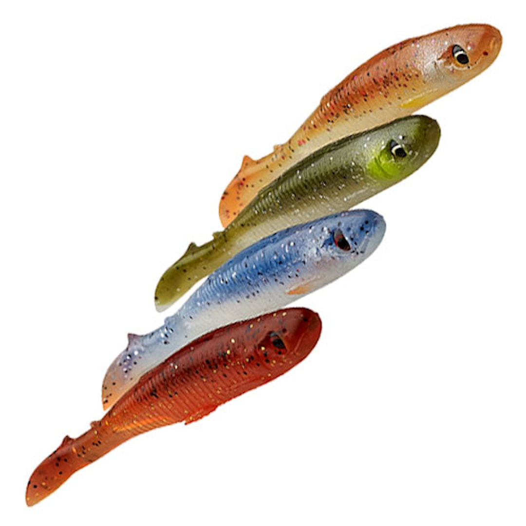 Produktfoto för Savage Gear Slender Scoop Shad Clear Water Mix 9 cm 4 st/pkt