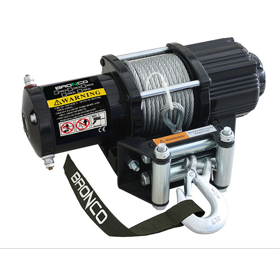 Bronco Gen II Winch 4500 Wire elektrisk vinsch