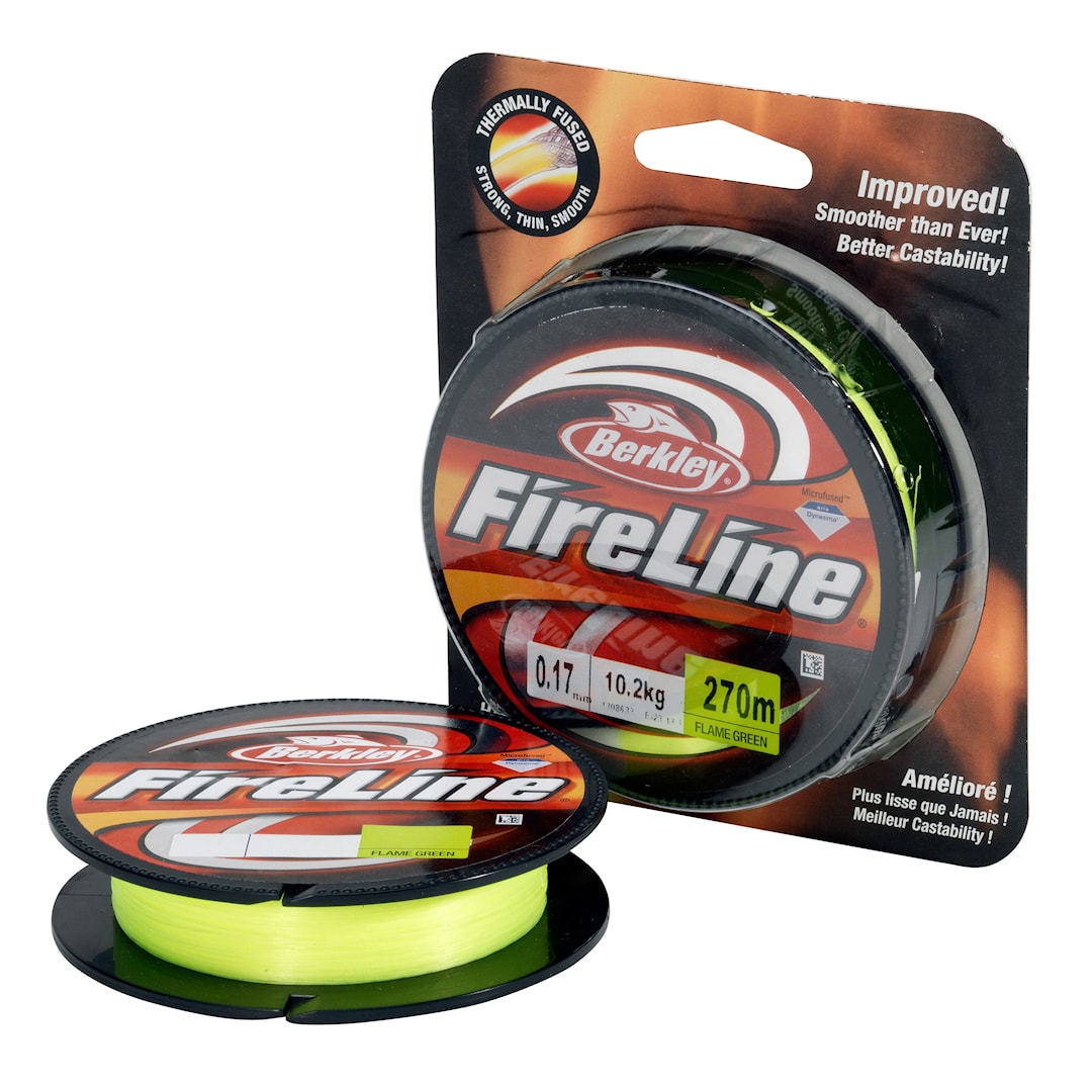 Läs mer om Berkley FireLine Flame Green 270 m flätlina