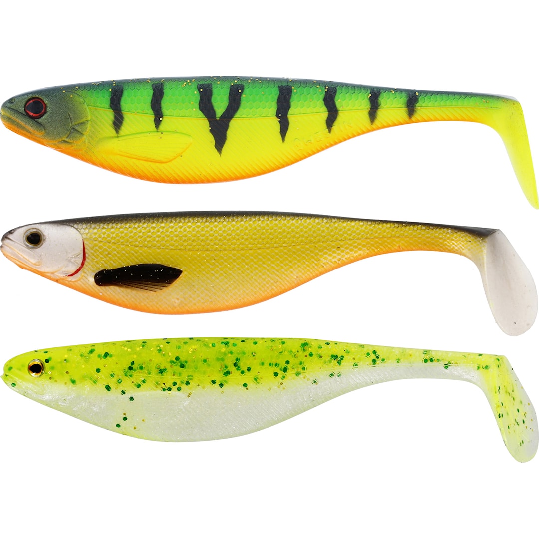 Läs mer om Westin Shadteez Shadtail 9 cm jigg 3 st/pkt Dark Water Mix