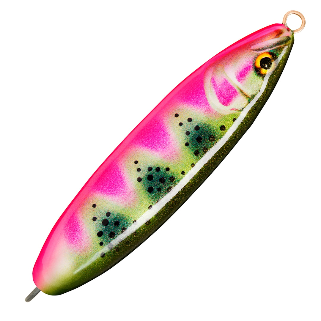 Läs mer om Rapala Weedless Minnow Spoon 7 cm 30år specialfärger Artistic Rainbow Trout