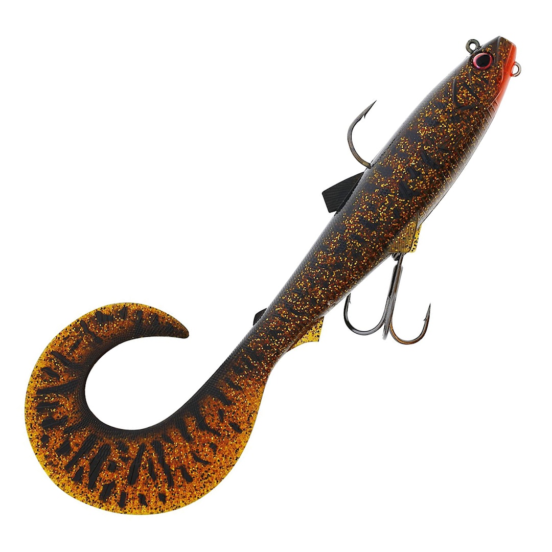 Westin BullTeez Curltail R2F 16 cm jigg Motoroil Burbot