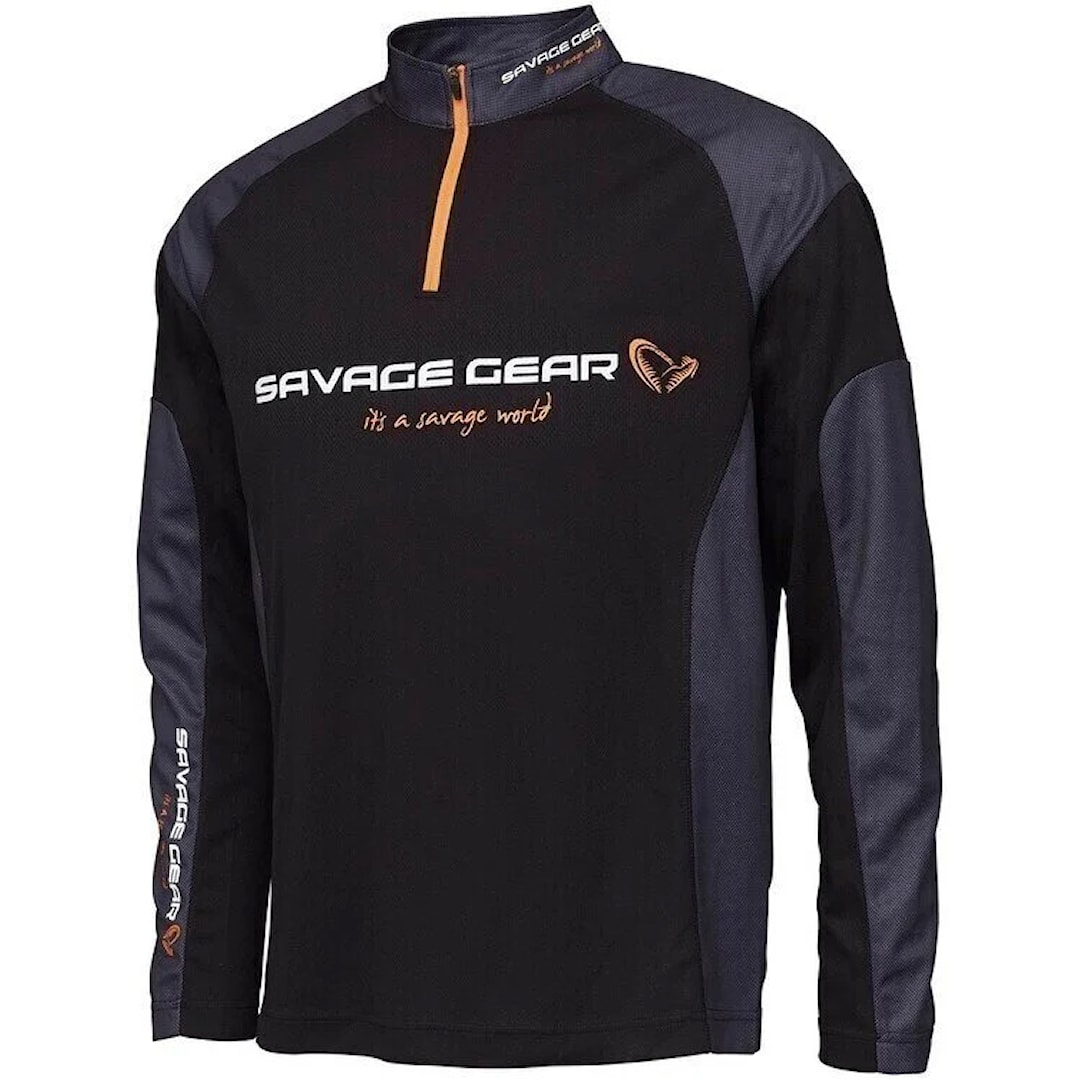 Läs mer om Savage Gear Tournament Gear Shirt fisketröja UPF30+ XL