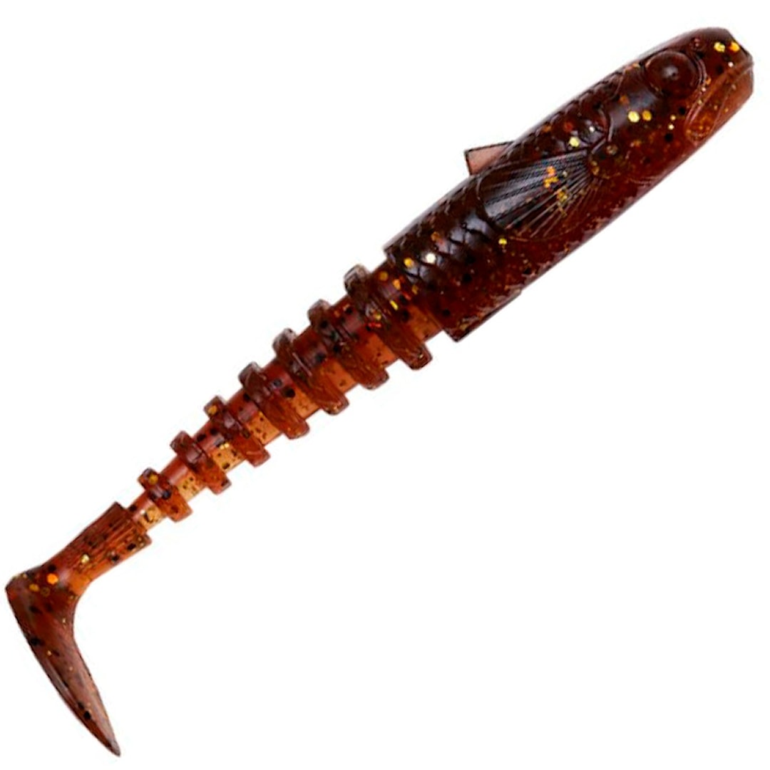 Läs mer om Savage Gear Gobster Shad 9 cm jigg 5 st/pkt Motor Oil UV