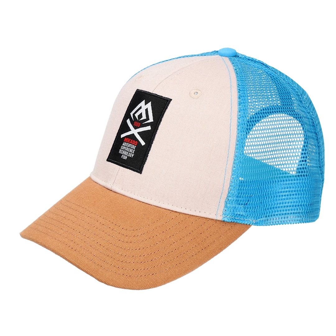 Läs mer om Mikado Adventure Trucker Blue keps