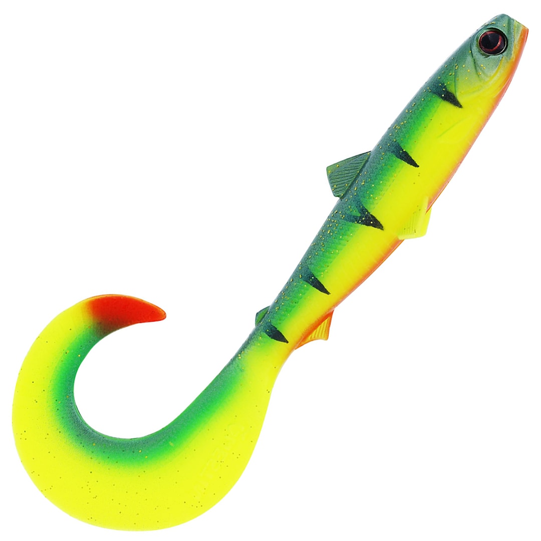 Läs mer om Westin BullTeez Curltail 14 cm jigg 2 st/pkt Tiger Perch