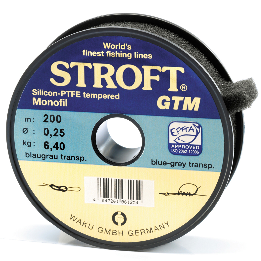 STROFT GTM 2000 M Monofilament Fishing Line 0.425 MM to 0.45 MM Blue Grey Transparent 