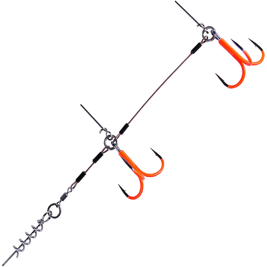 K.P Baits Stinger Valmisrig Uv-Koukulla