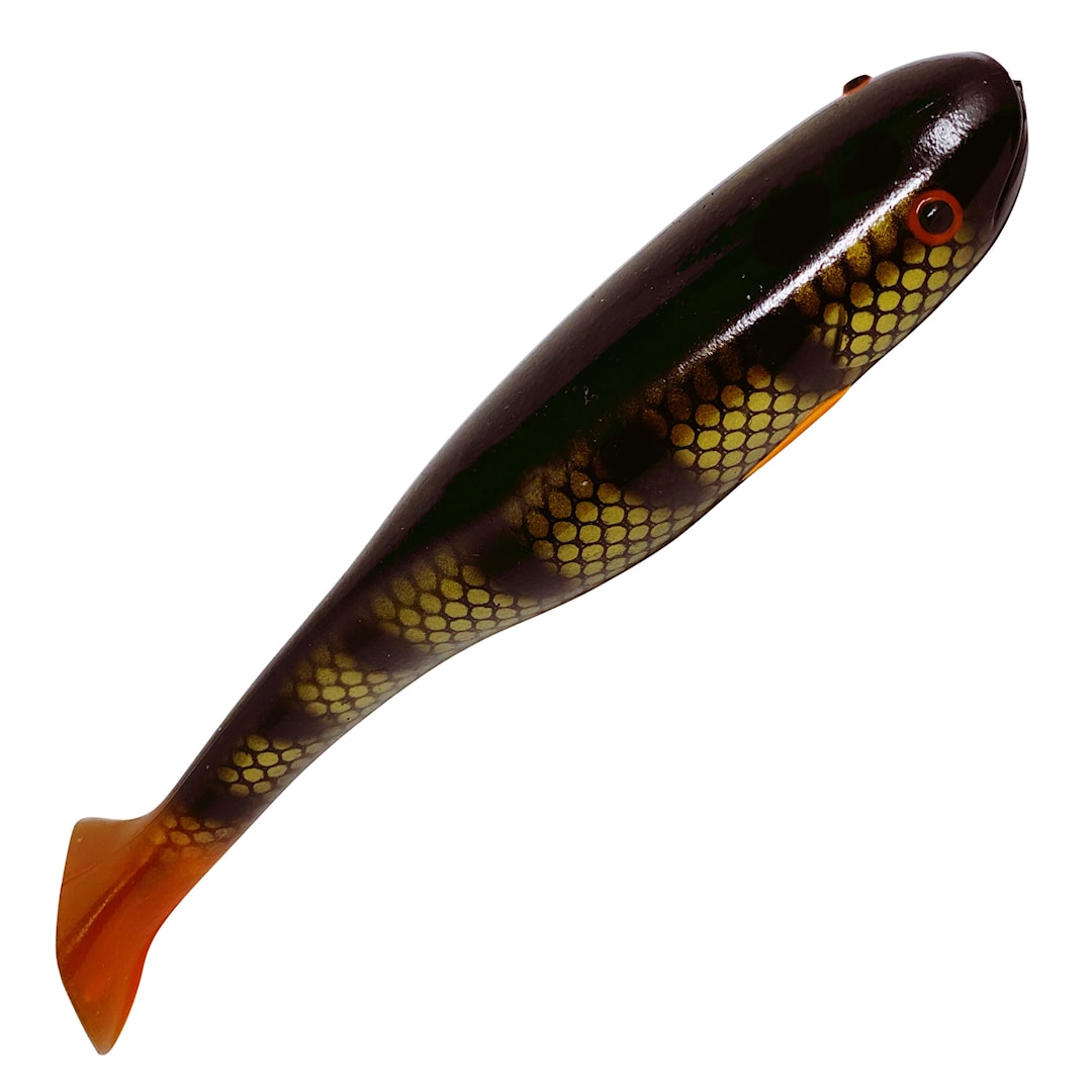 Gator Catfish Paddle 22 cm fiskjigg Black Perch