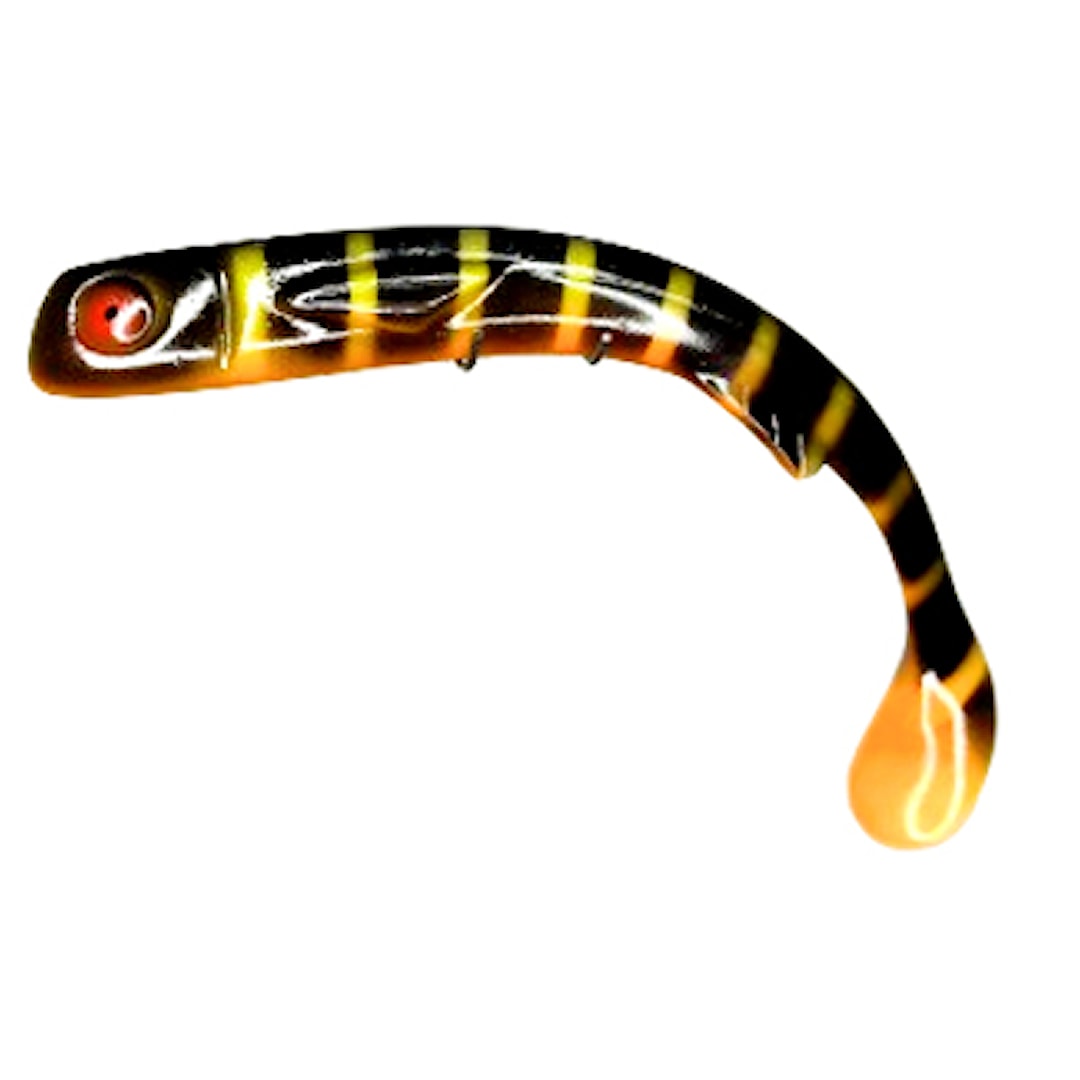 Polarbite Gamma Shad Cm Black Pike