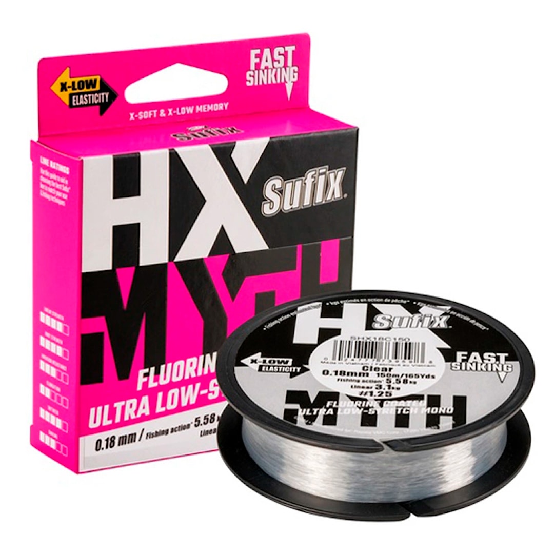 Läs mer om Sufix HX-MYTH 300 m nylonlina 0,25 mm