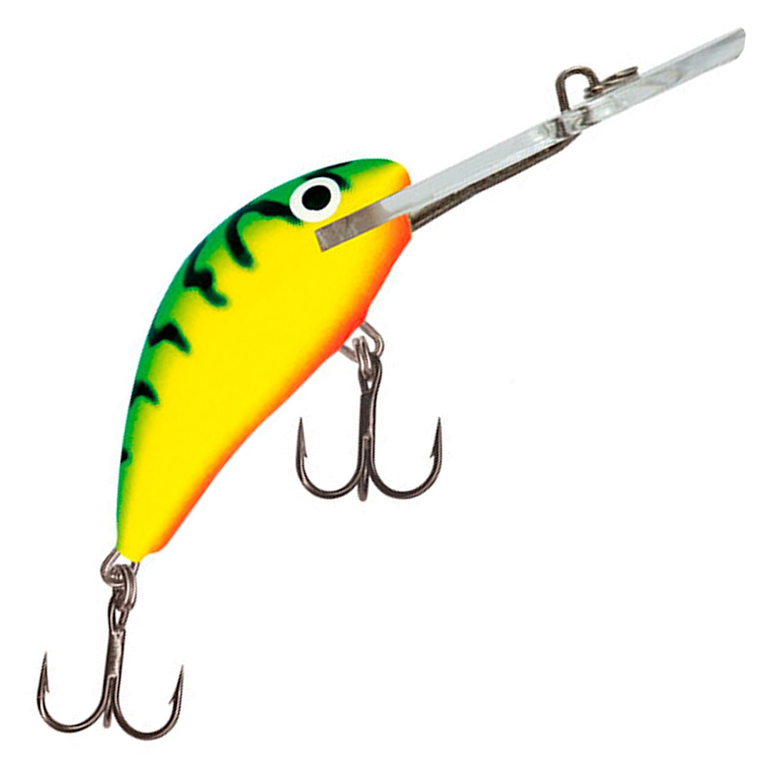 Läs mer om Salmo Hornet 4F Super Deep Runner 4 cm wobbler GRT