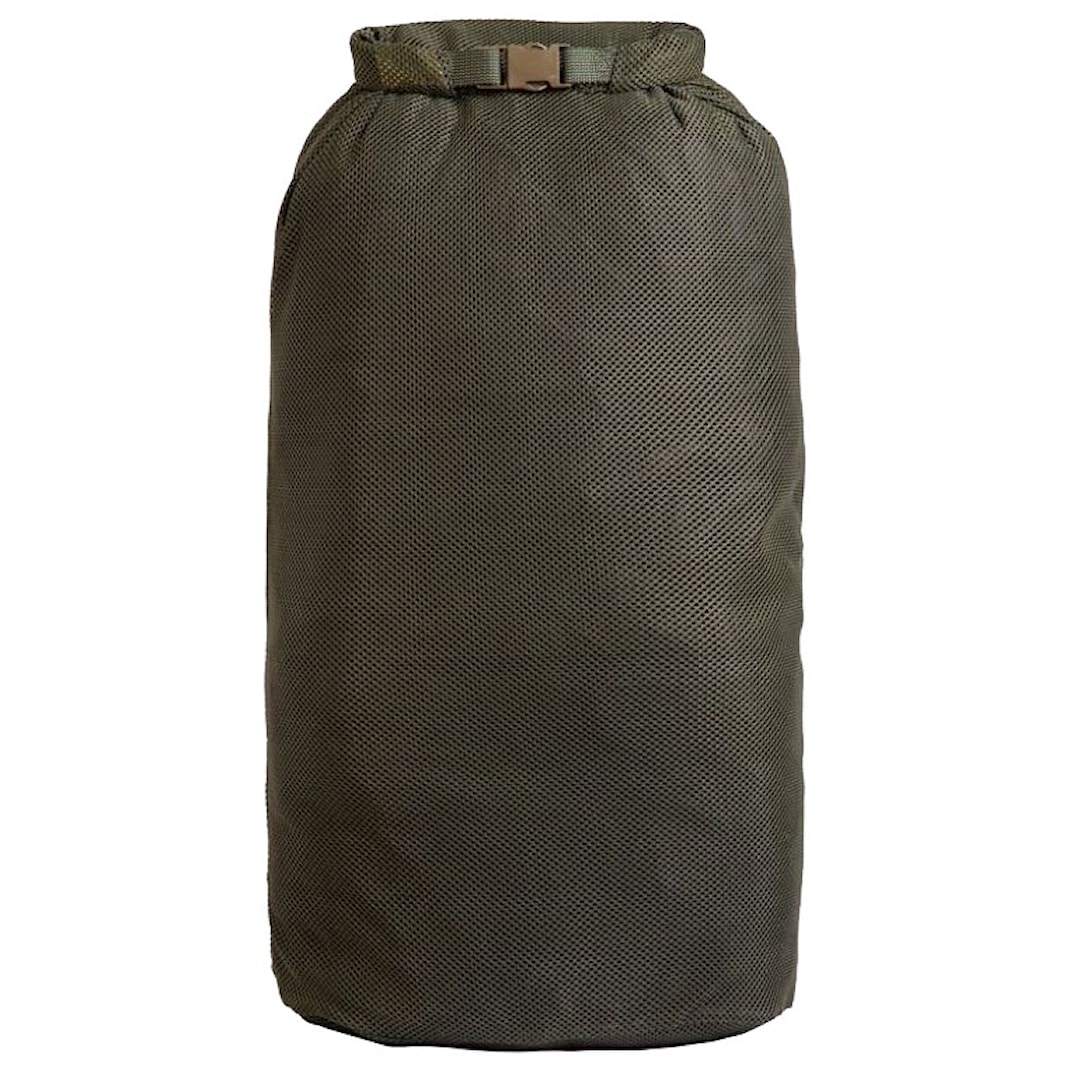 Savotta Rolltop Stuffsack Mesh 40L grön