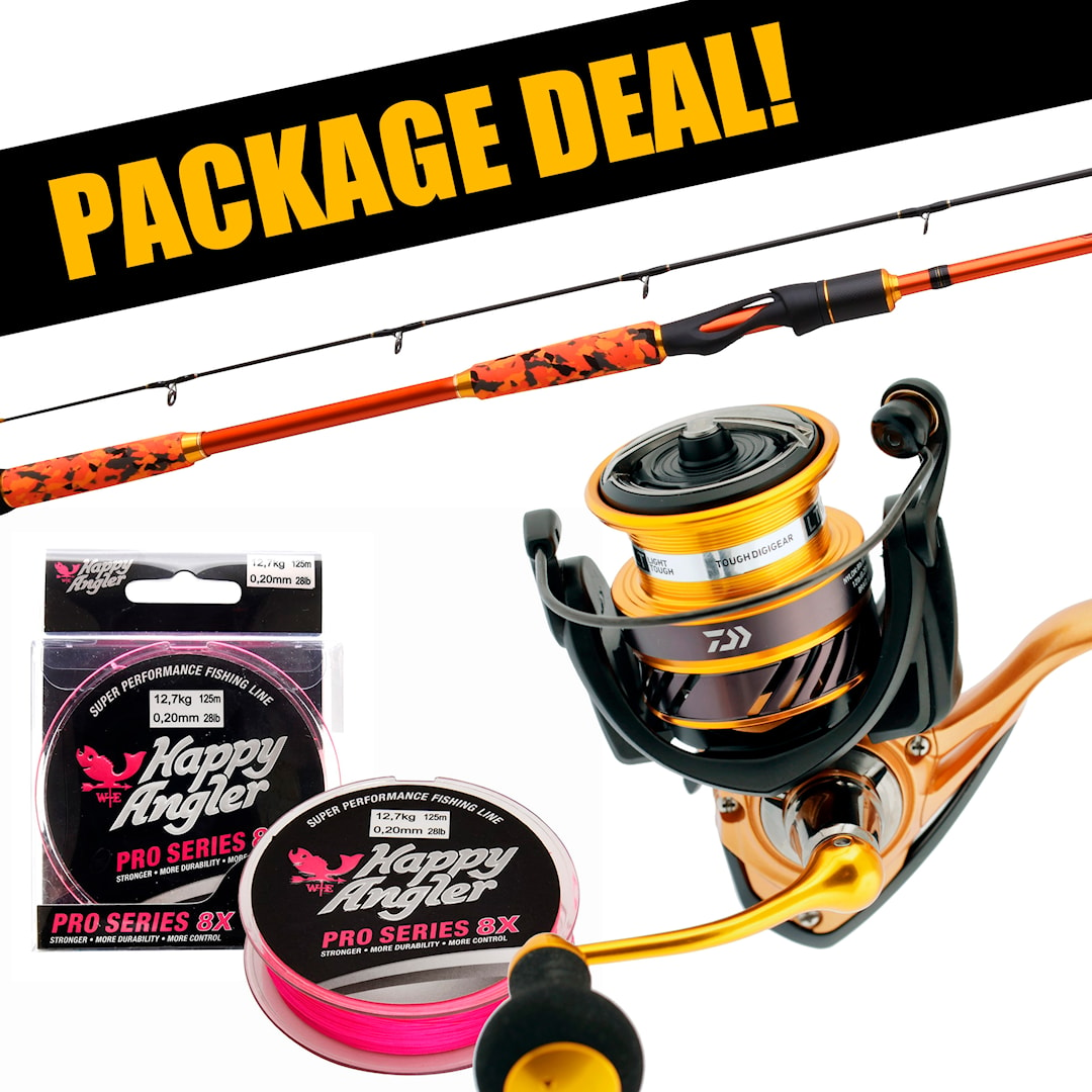 Läs mer om Patriot Fireball Xtreme Pike + Daiwa Aird LT haspelset med flätlina