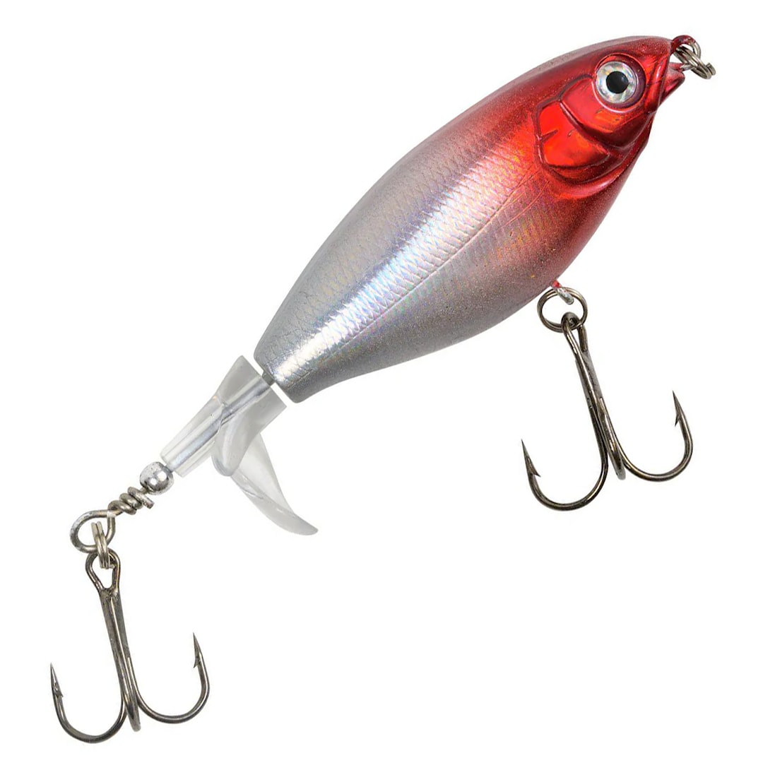 Fladen Conrad TopWater Splasher 8 cm Red Silver