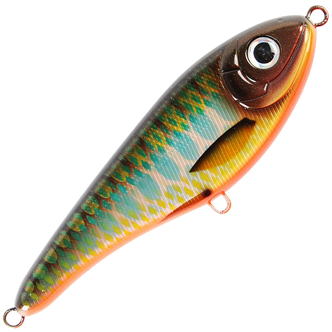 Läs mer om Strike Pro Buster Jerk uppoava 15 cm jerkki Green