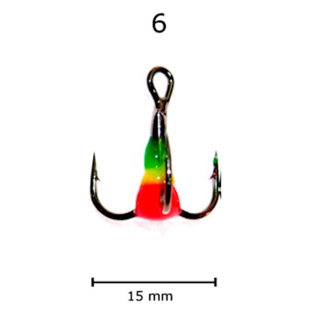 JASU färgad trekrok #6 2 st/pkt