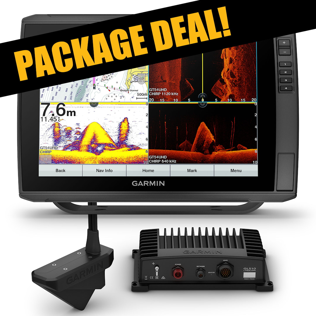 Garmin ECHOMAP Ultra 122sv + LiveScope livepaket