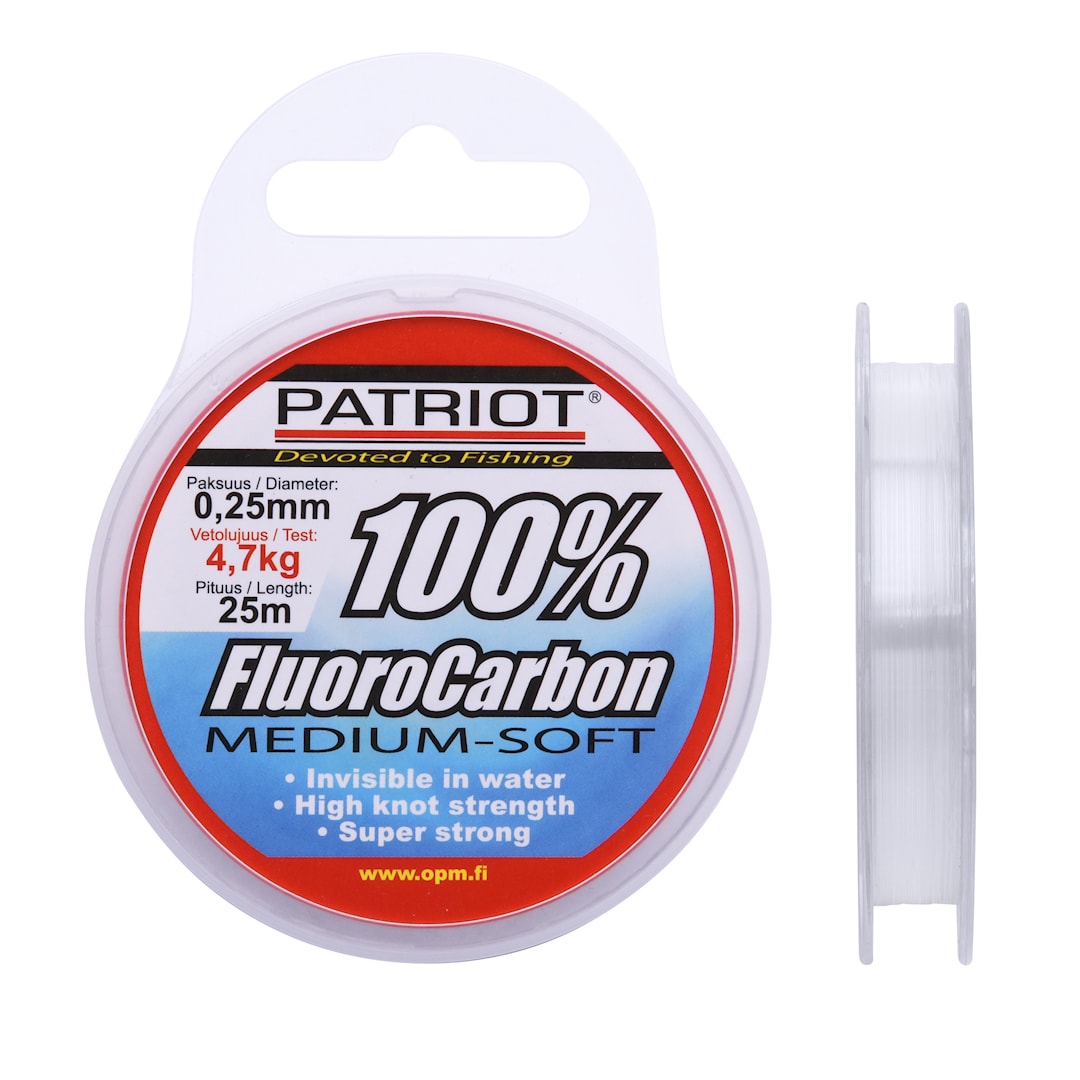 Läs mer om Patriot Medium Soft 100 % Fluorocarbon 0,30 mm