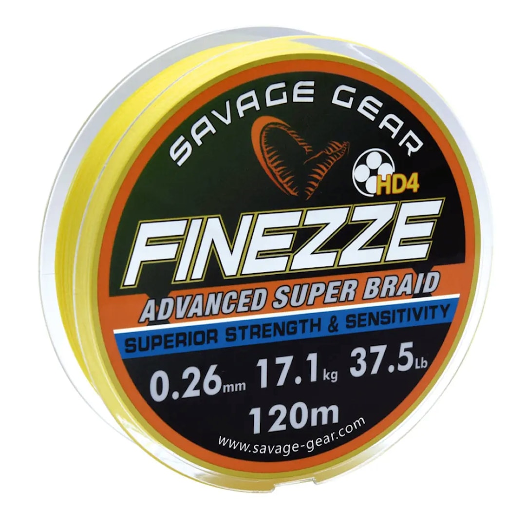 Savage Gear Finezze HD4 120 m flätlina 0,10 mm