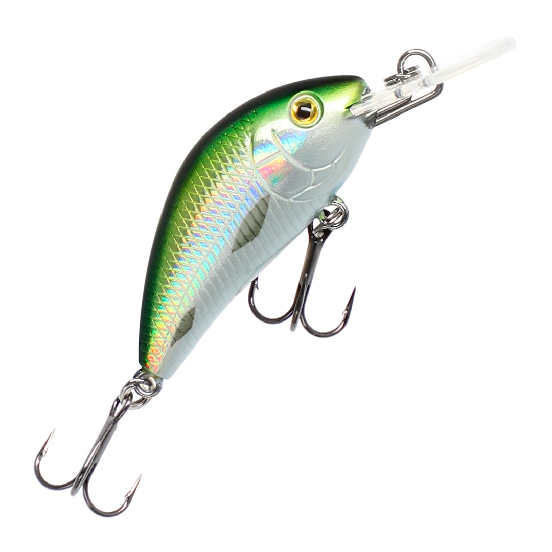 Läs mer om Mikado Fishunter Cavalier 4 cm wobbler Olive Bleak