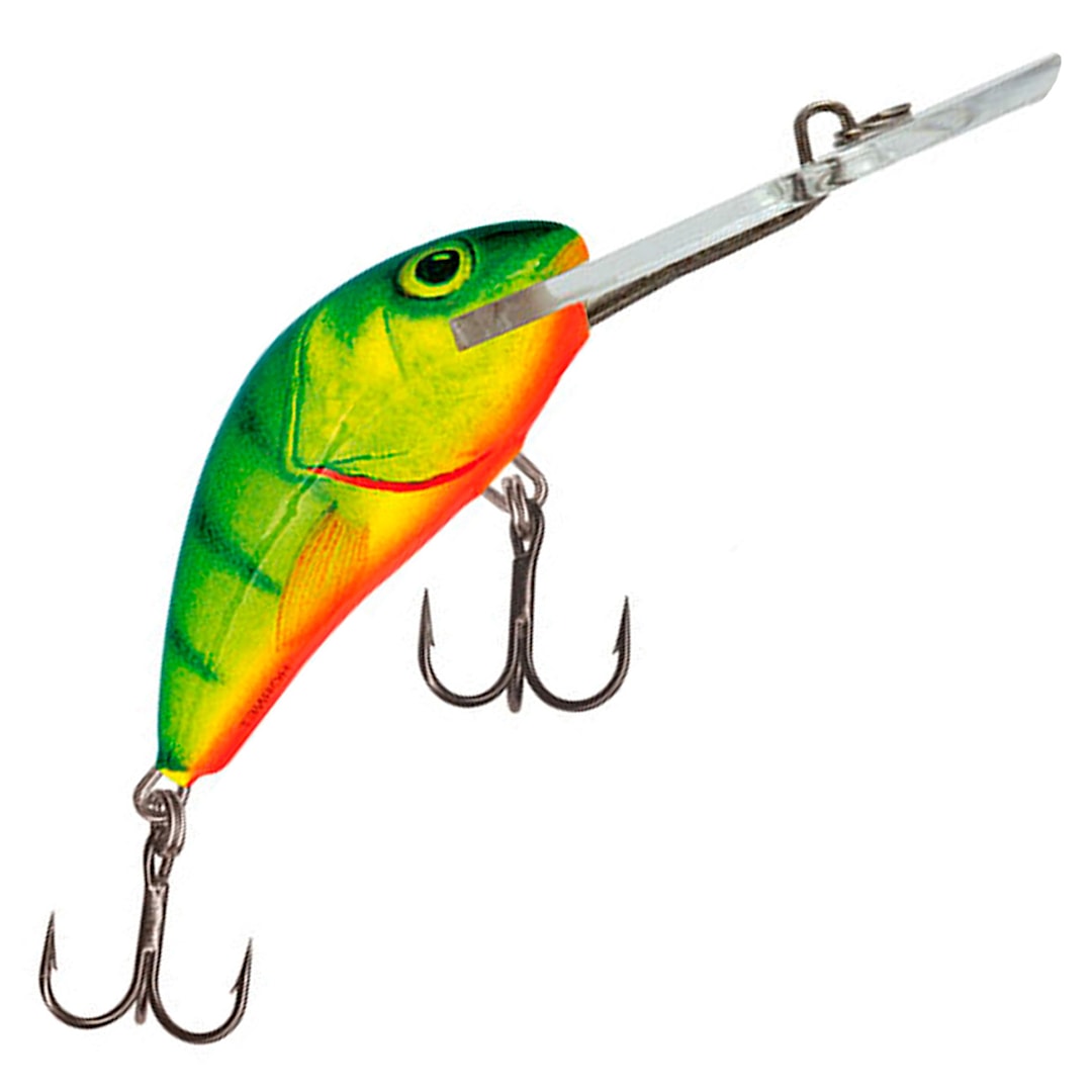 Läs mer om Salmo Hornet 4F Super Deep Runner 4 cm wobbler HPH