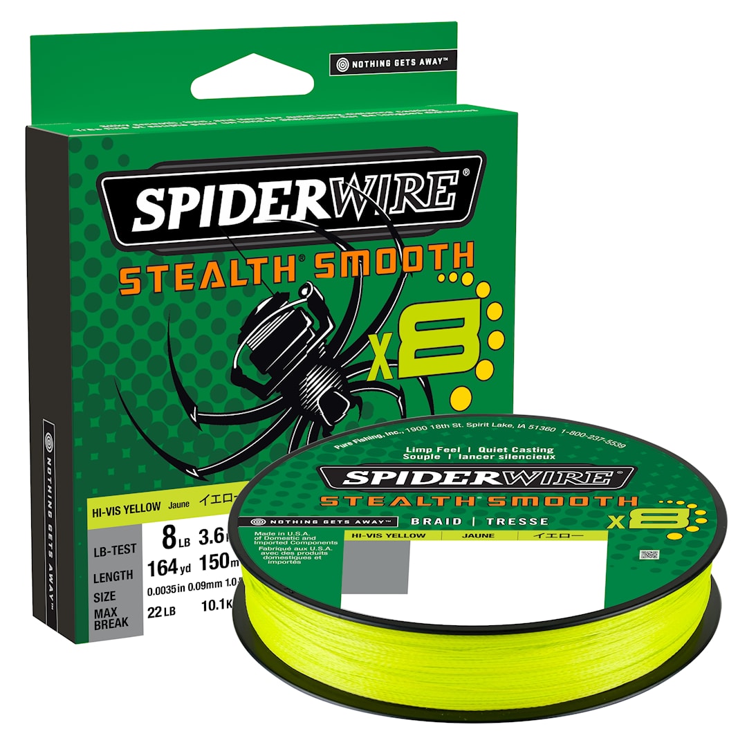 Läs mer om Spiderwire Smooth 8 gul 150 m