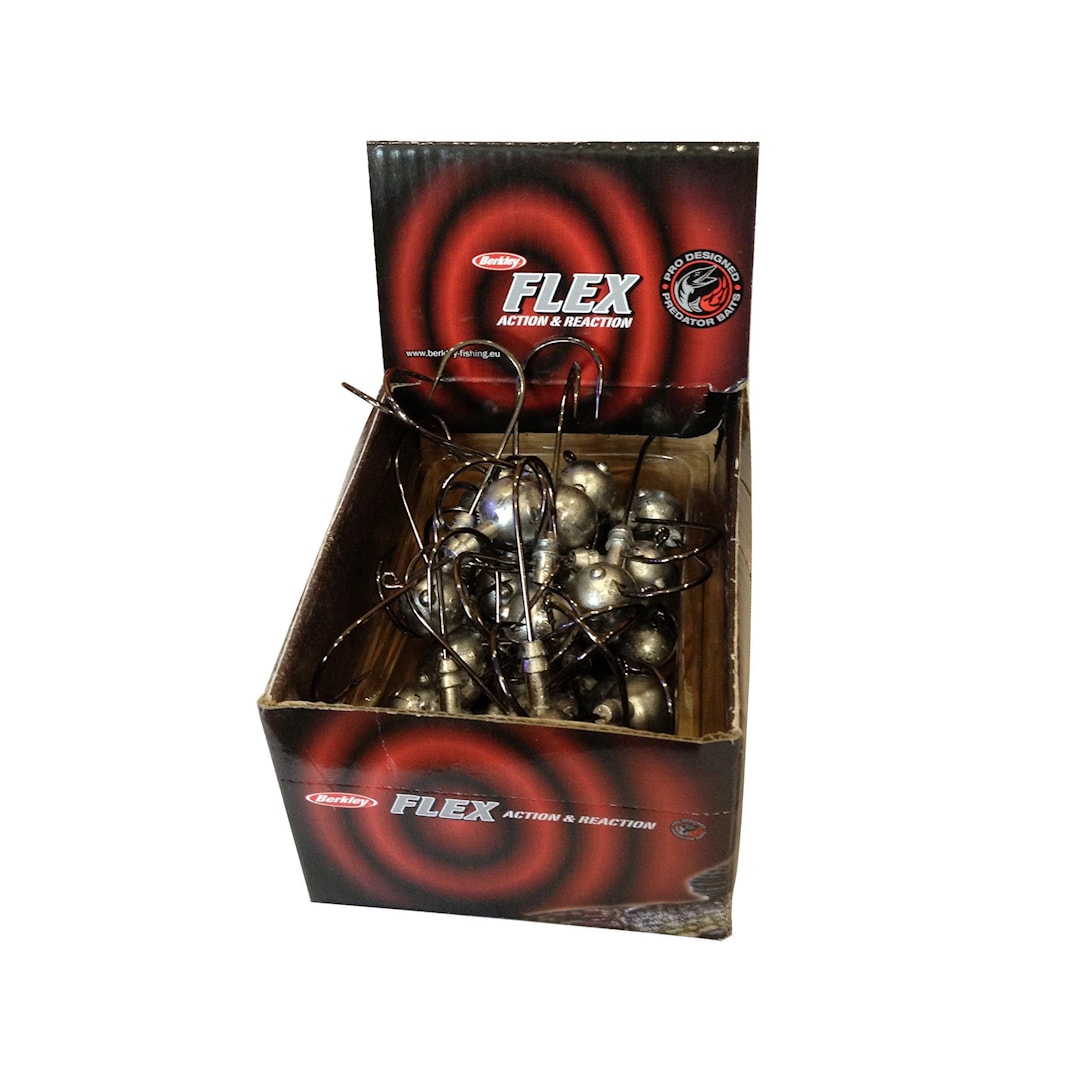 Läs mer om Berkley Flex Round Head 15 g jiggskalle 100 st/pkt