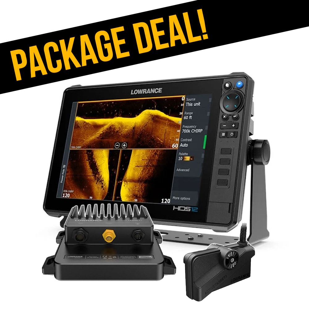 Lowrance HDS PRO 12 Active Target Live Bundle Happy Angler