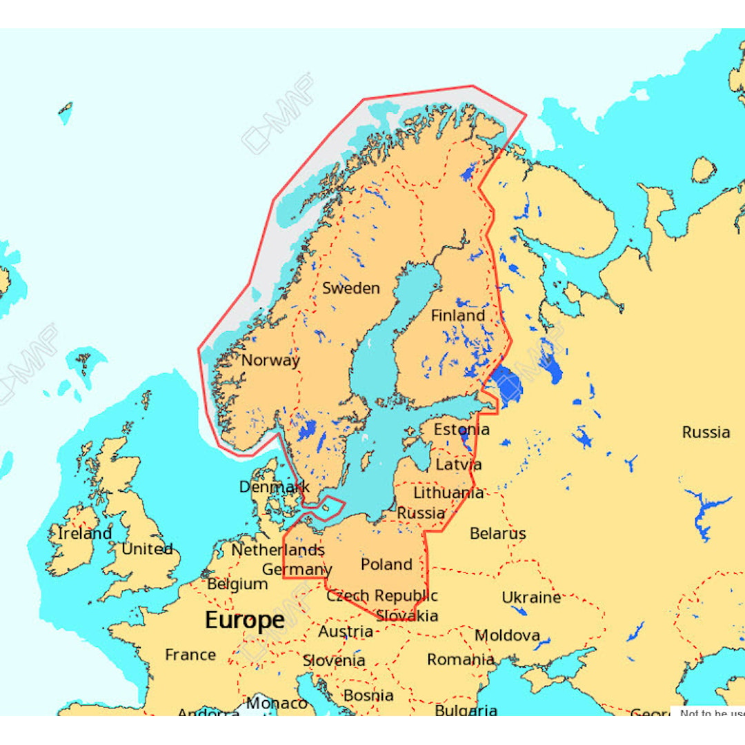 C-MAP Discover Östersjön kartkort M-EN-Y055-MS