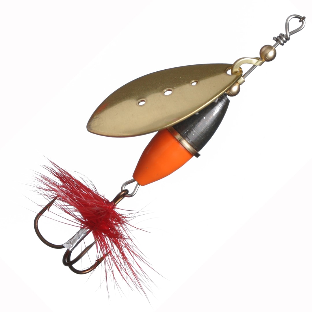 Myran Wipp Orange-Svart 15 g spinnare Gold