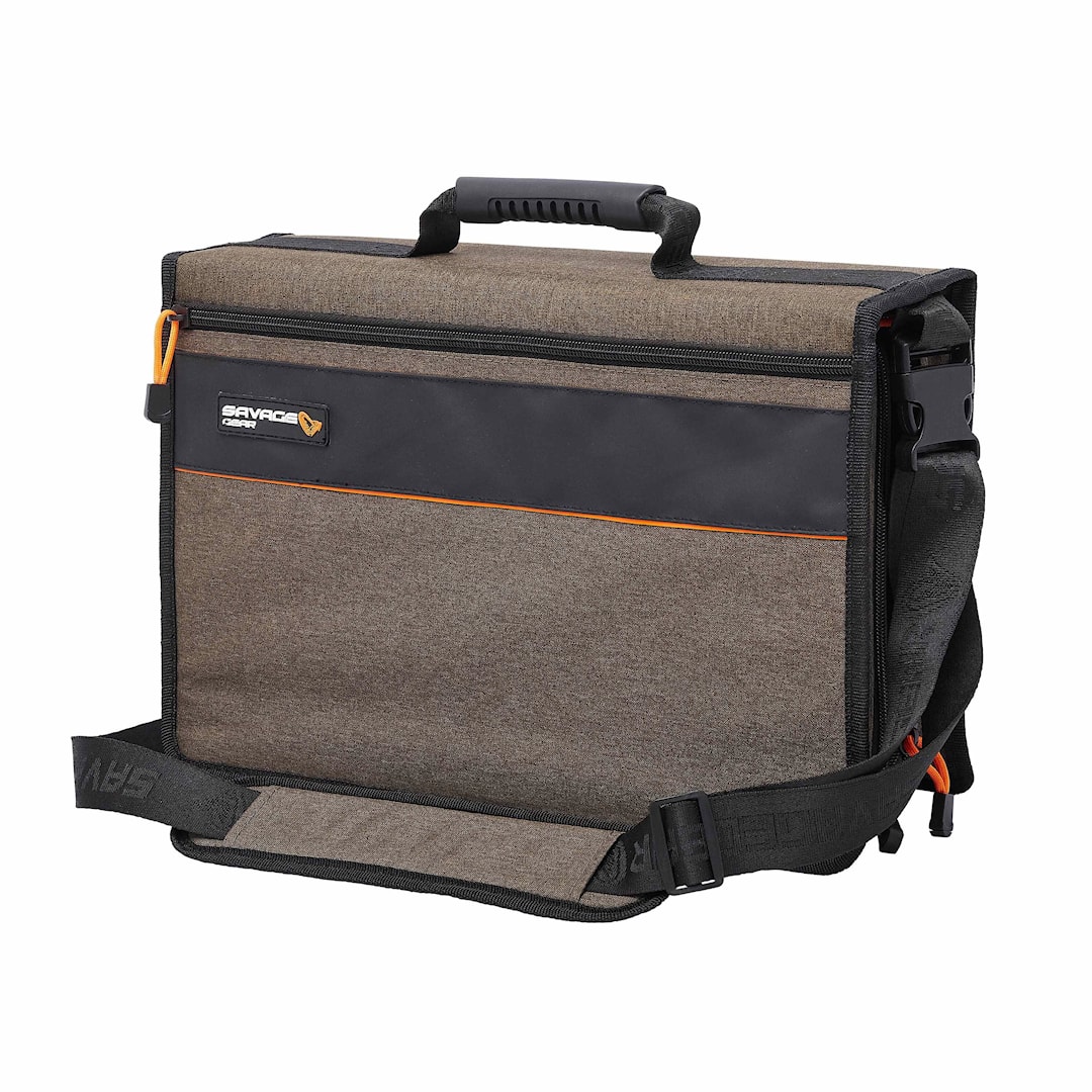 Läs mer om Savage Gear Flip Rig Bag M + ask och 12 påsar