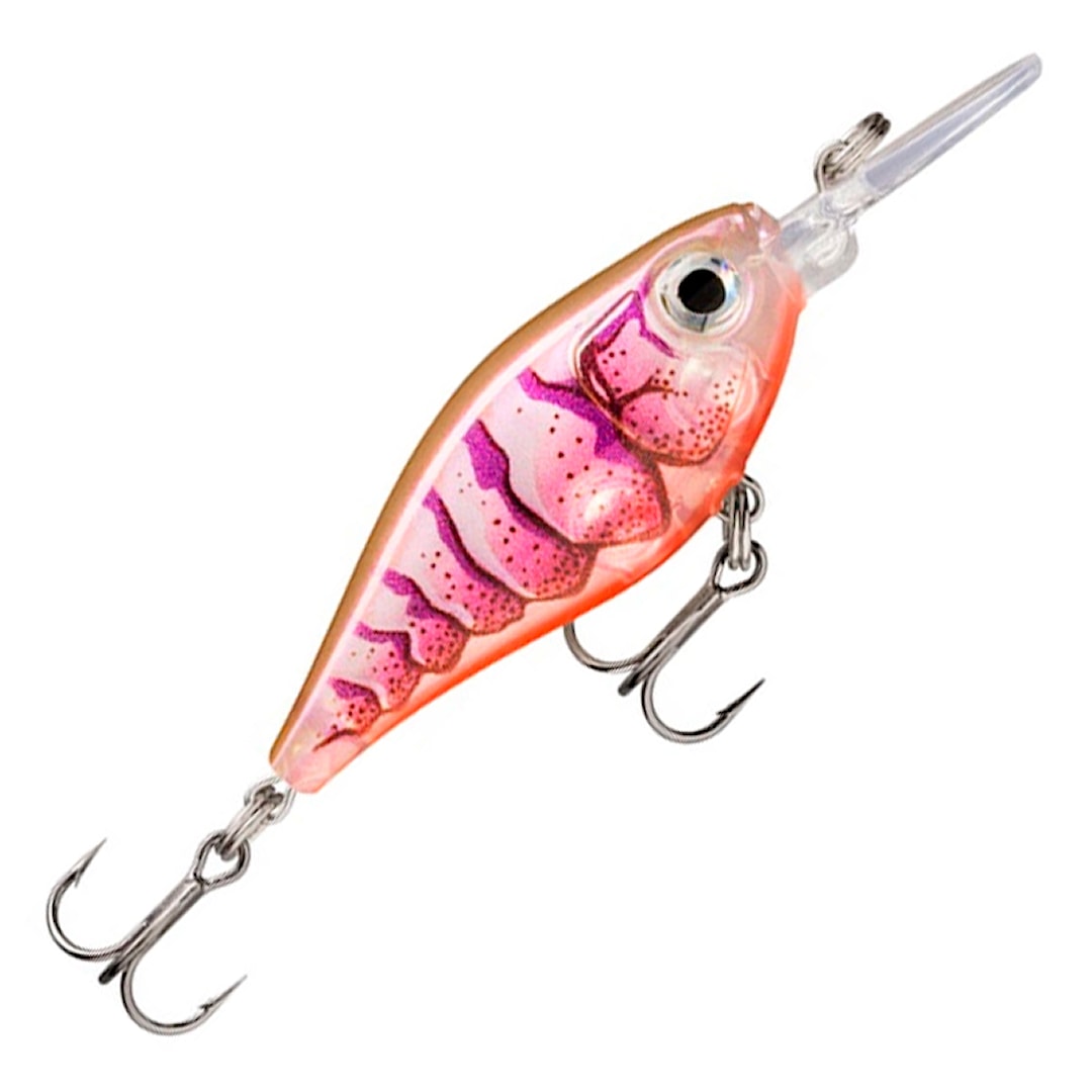 Läs mer om Rapala X-Light Shad 4 cm wobbler Purple Prawn UV