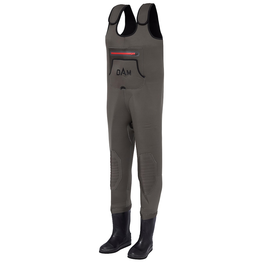 Läs mer om DAM Break-Point Neoprene Cleated vadarbyxor med stövlar XL 44-45