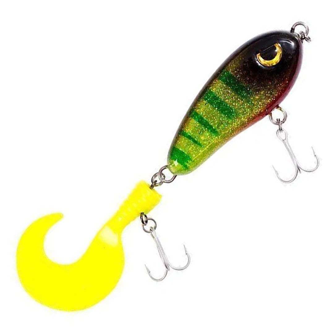 Fladen Scary Tail jerkbait 30 g Green Explosion