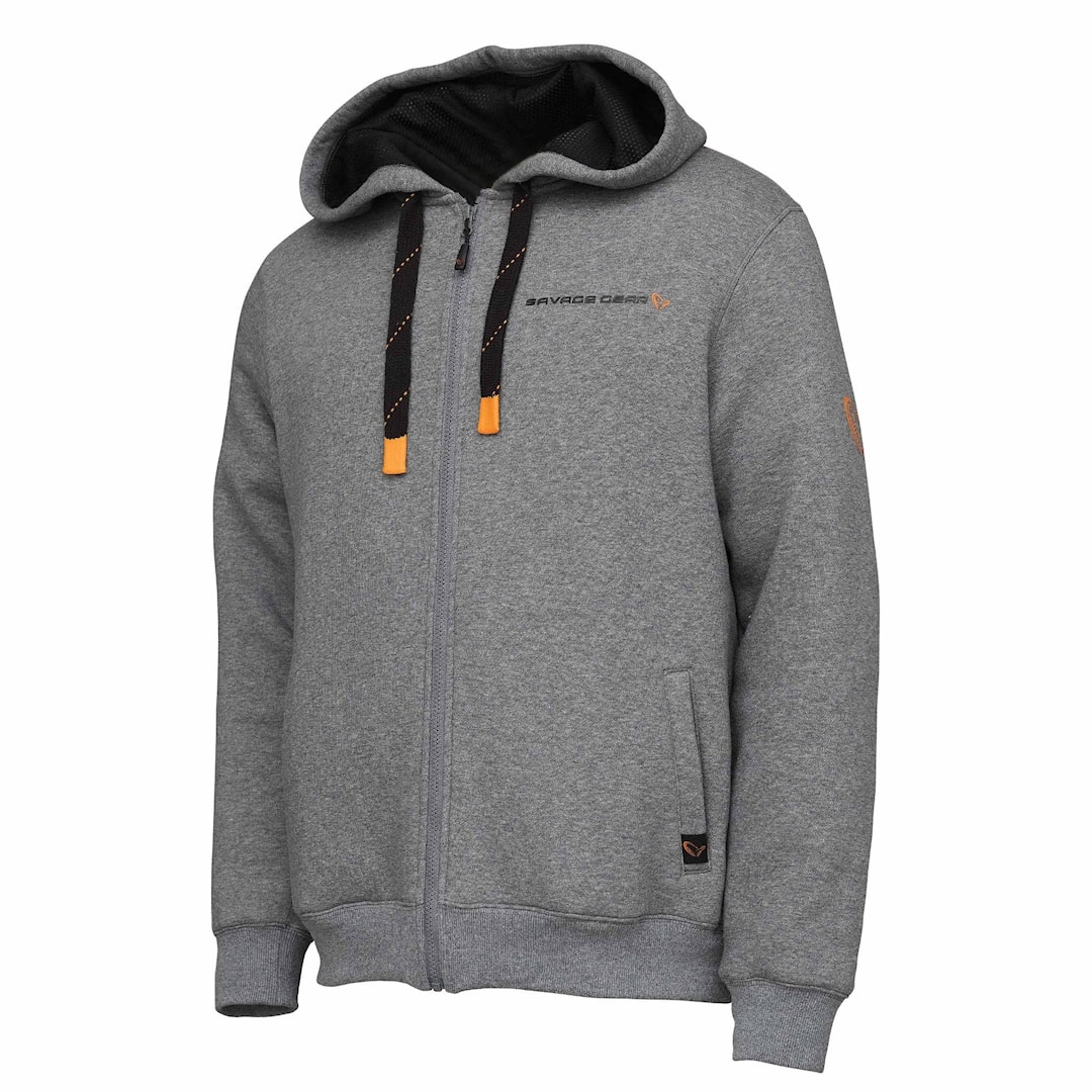 Savage Gear Classic Zip huvtröja med dragkedja L