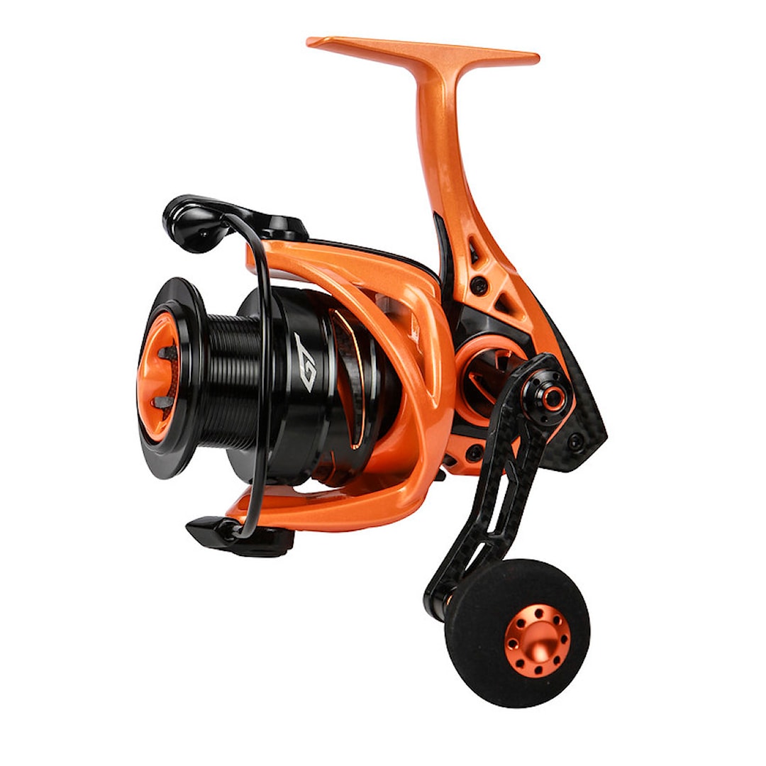 Läs mer om Okuma GT Limited Edition Orange haspelrulle 4000