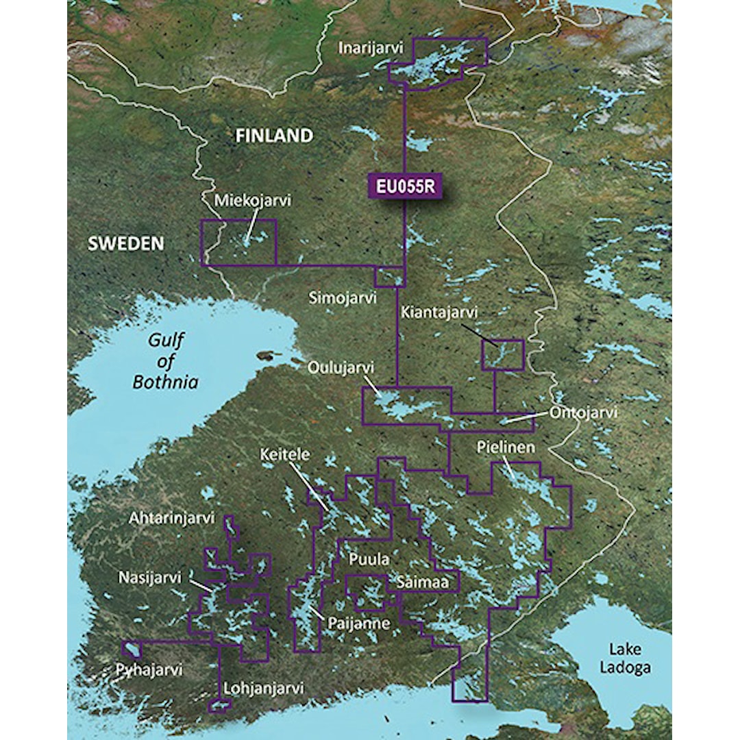 Läs mer om Garmin BlueChart g3 HD HXEU055R sjökort över Finlands sjöar