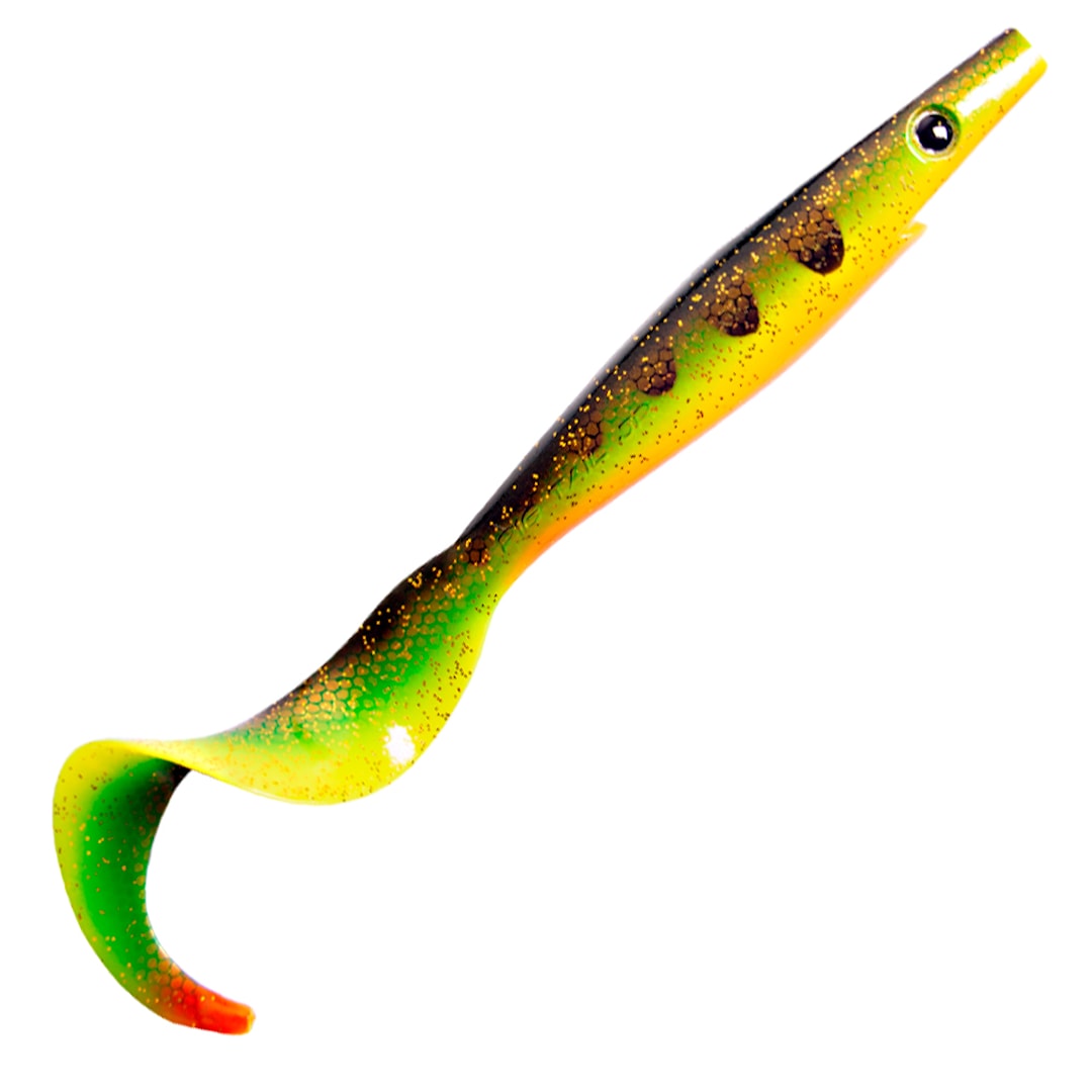 Läs mer om The Pig Tail Jr 23 cm 2 st/pkt Orange Belly Perch
