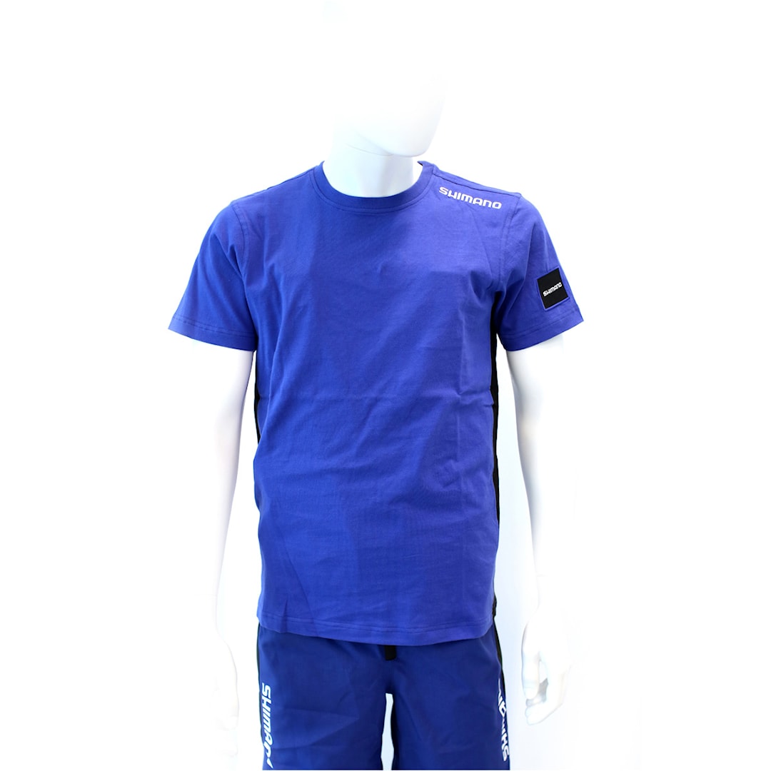 Shimano t-shirt blå