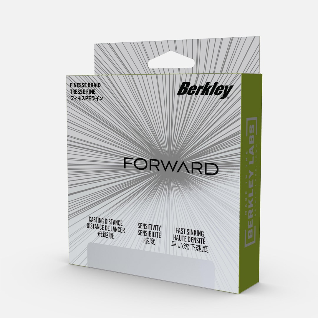 Berkley Forward Finesse Braid Low Vis Green 1800 m flätlina 0,08 mm