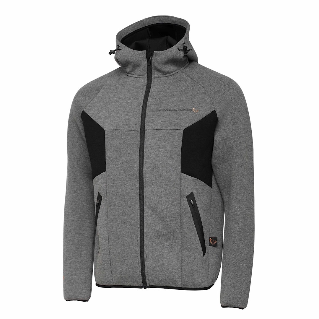 Savage Gear Tec-Foam huvtröja med dragkedja S