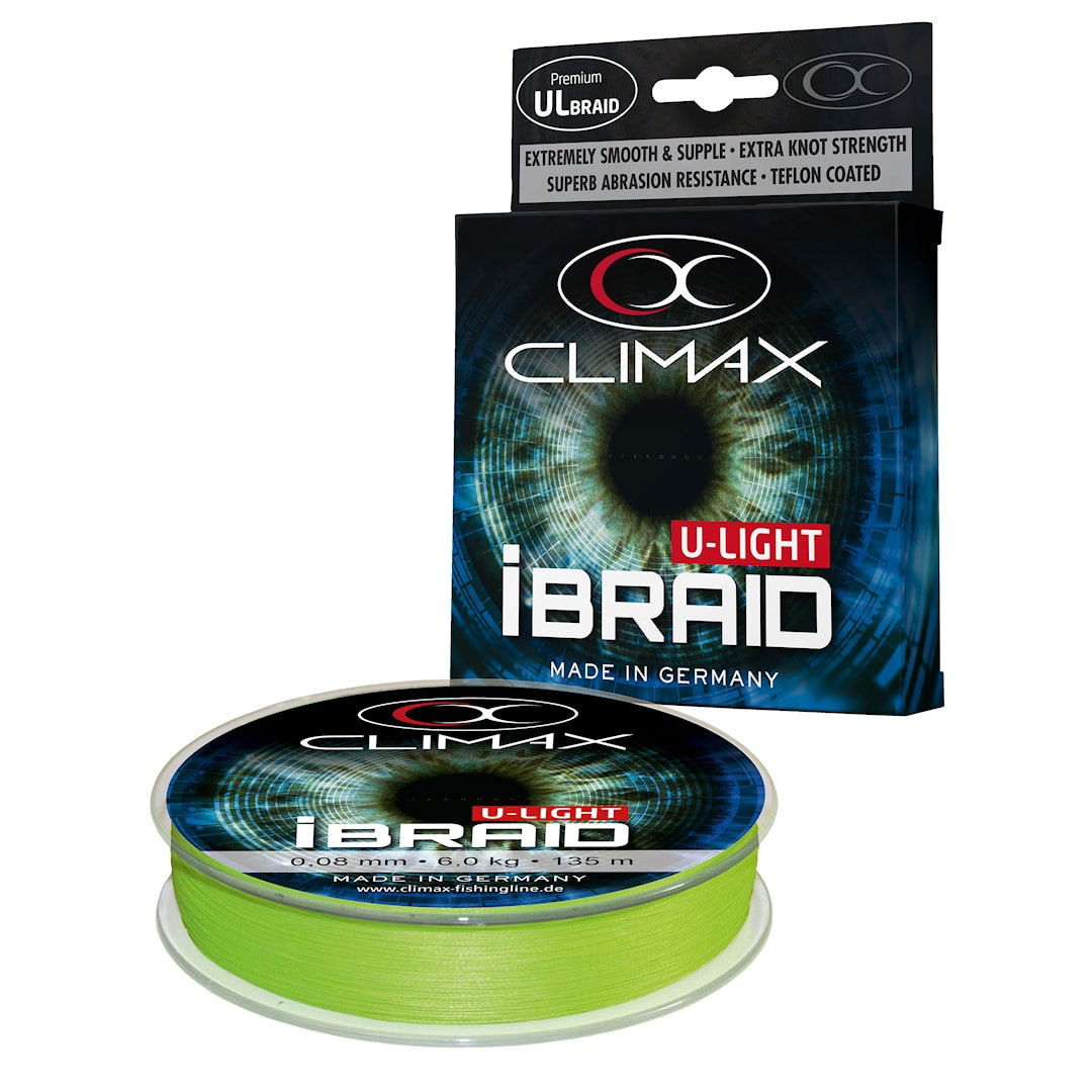 Climax iBraid U-Light 135 m chartreuse kuitusiima