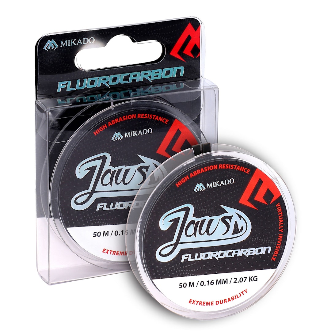 Läs mer om Mikado Jaws fluorocarbon 0,30mm 50m