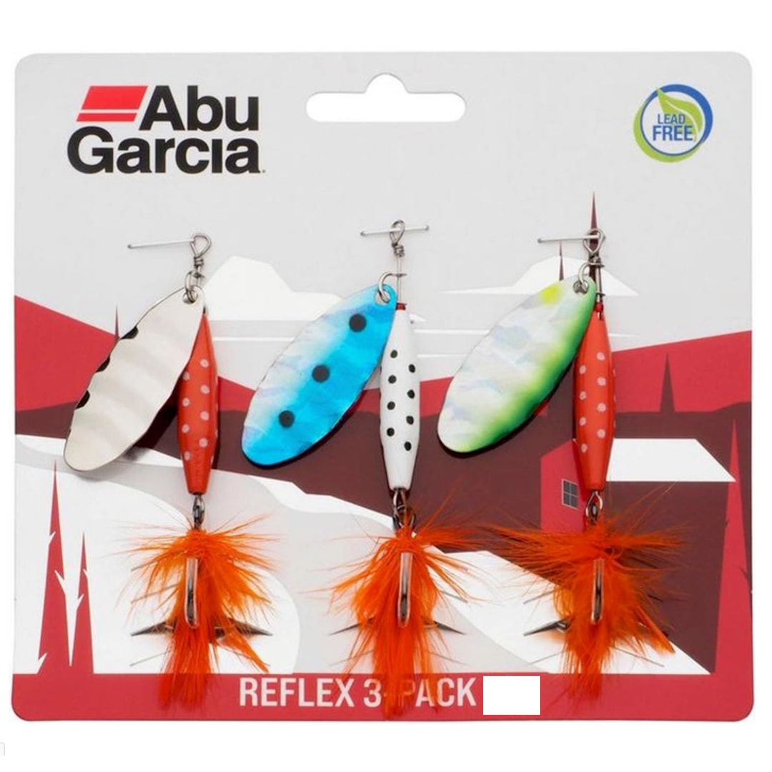 Läs mer om Abu Garcia Reflex 7 g 3-Pack spinnare