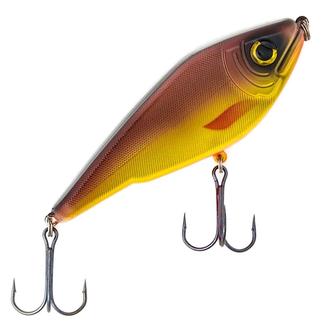 Läs mer om Fladen Maxximus Predator Jerk 12 cm Golden Roach