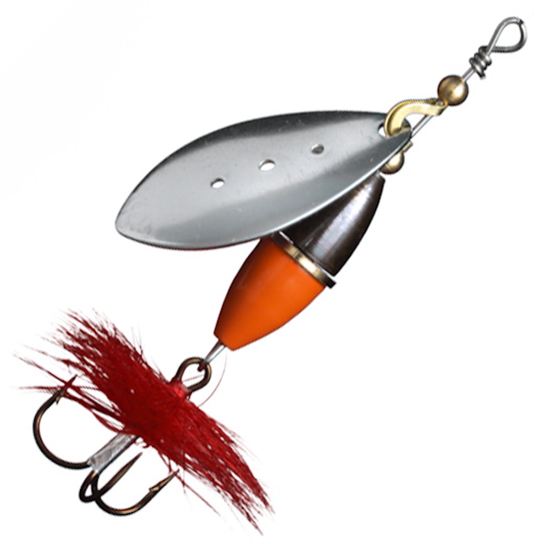 Myran Wipp Orange-Svart 10 g spinnare Silver